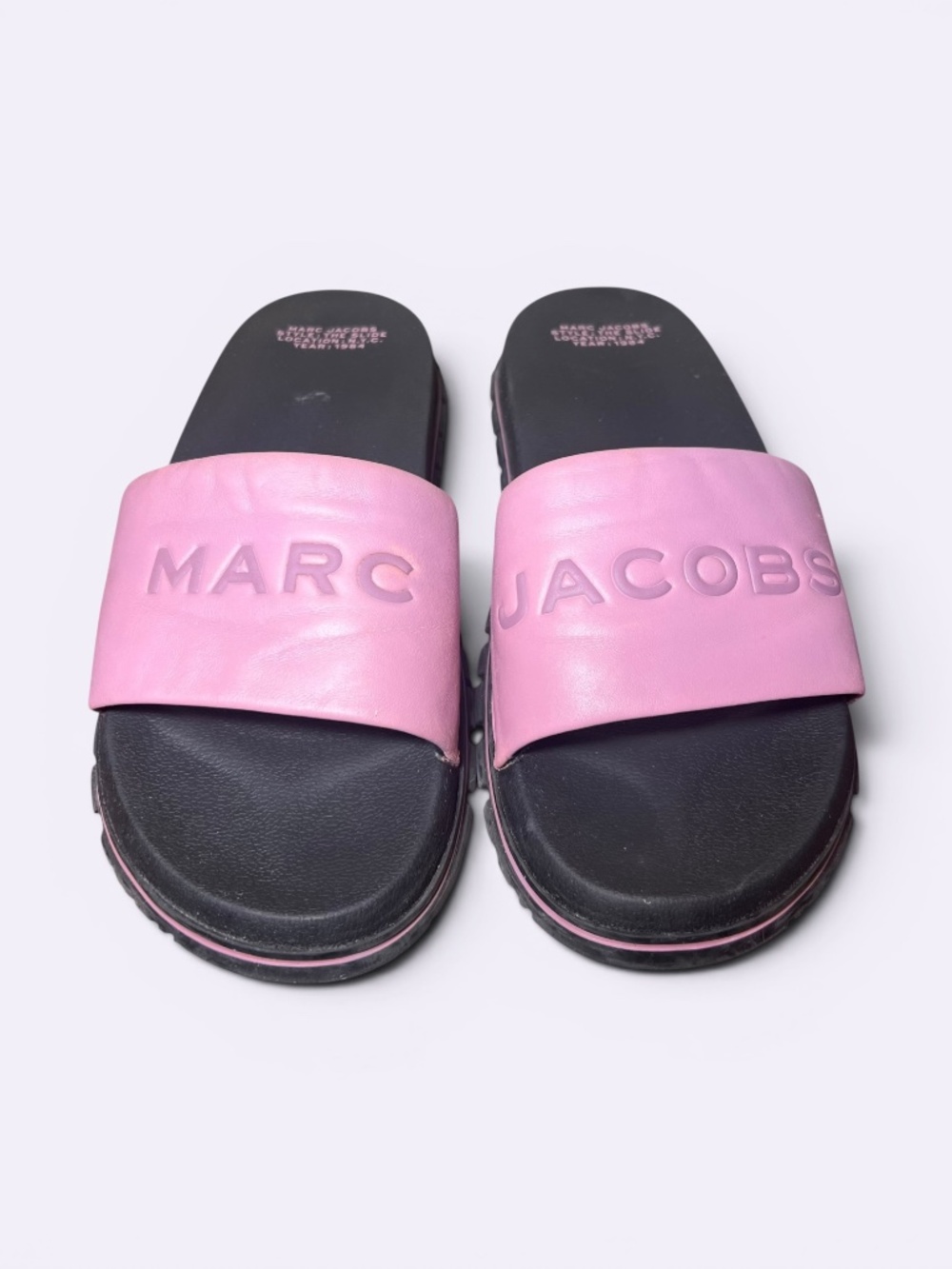 Marc Jacobs Leather Slides Unisex in Size EU 45 or Size US 13